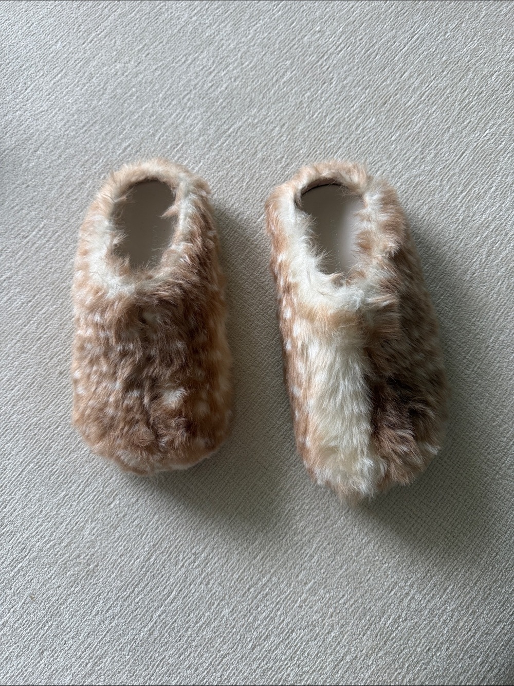 Azalea wang Faux Fur Slip-On Slippers - Tan Multi